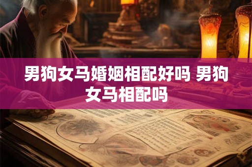 男狗女马婚姻相配好吗 男狗女马相配吗