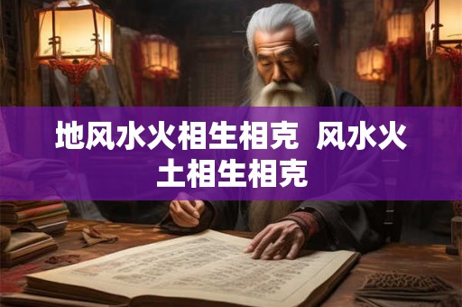 地风水火相生相克 风水火土相生相克 地风水火相生相克 风水火土相生相克