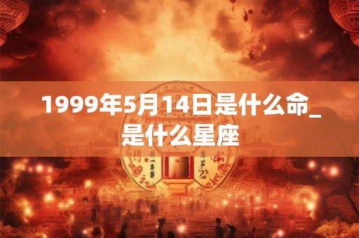 1999年5月14日是什么命_是什么星座