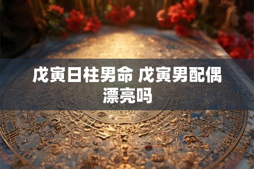 戊寅日柱男命 戊寅男配偶漂亮吗