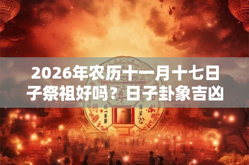 2026年农历十一月十七日子祭祖好吗？日子卦象吉凶？