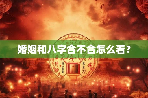 婚姻和八字合不合怎么看？