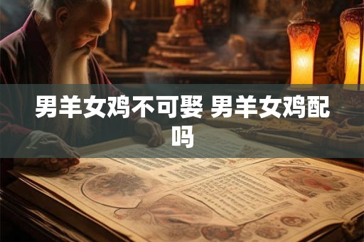 男羊女鸡不可娶 男羊女鸡配吗
