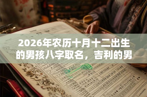 2026年农历十月十二出生的男孩八字取名，吉利的男孩名字