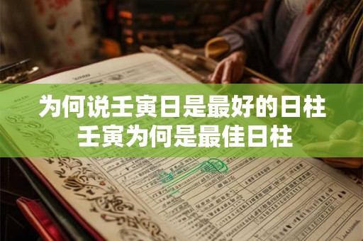 为何说壬寅日是最好的日柱 壬寅为何是最佳日柱