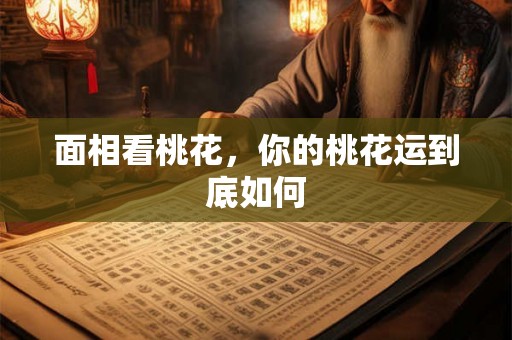 面相看桃花,你的桃花运到底如何 面相看桃花,你的桃花运到底如何
