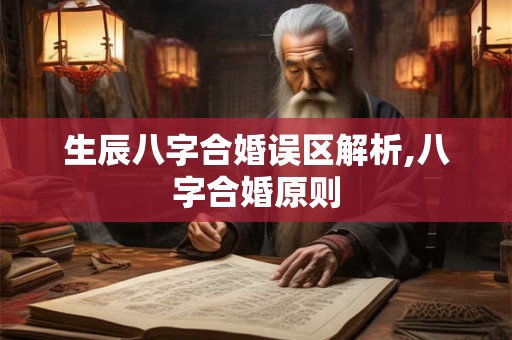 生辰八字合婚误区解析,八字合婚原则