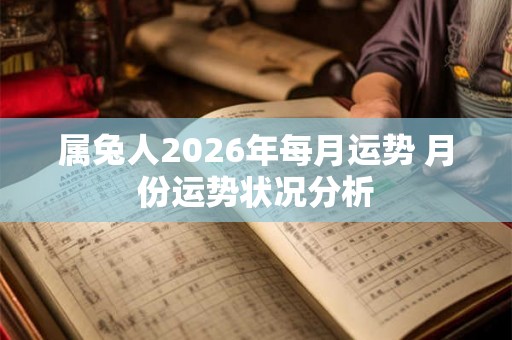 属兔人2026年每月运势 月份运势状况分析 属兔人2026年每月运势 月份运势状况分析