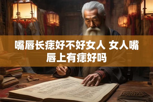嘴唇长痣好不好女人 女人嘴唇上有痣好吗