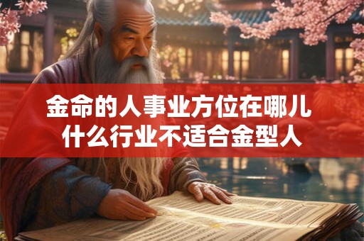 金命的人事业方位在哪儿 什么行业不适合金型人 金命的人事业方位在哪儿 什么行业不适合金型人