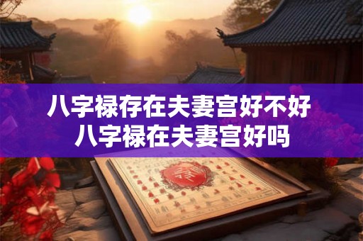 八字禄存在夫妻宫好不好 八字禄在夫妻宫好吗
