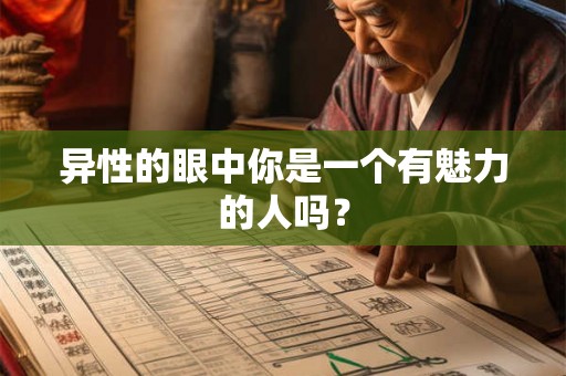 异性的眼中你是一个有魅力的人吗？