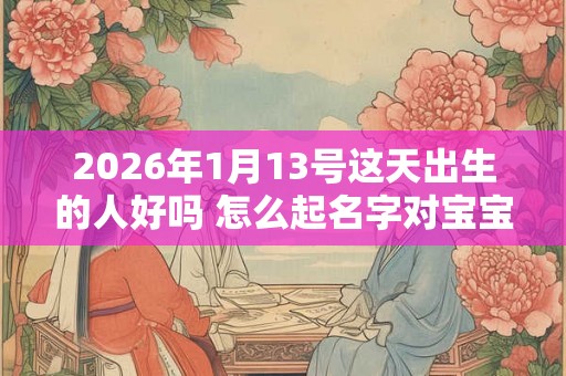 2026年1月13号这天出生的人好吗 怎么起名字对宝宝最有利