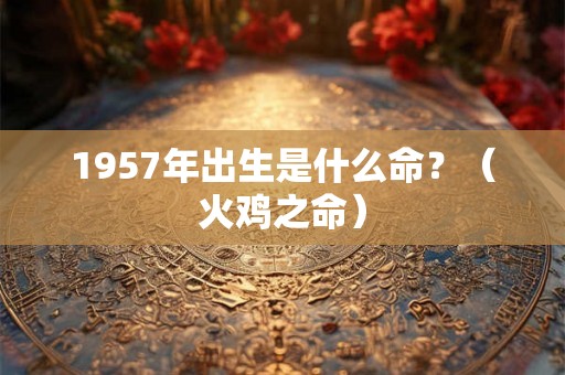 1957年出生是什么命?(火鸡之命) 1957年出生是什么命?(火鸡之命)