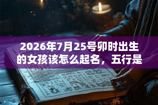 2026年7月25号卯时出生的女孩该怎么起名,五行是什么? 2026年7月25号卯时出生的女孩该怎么起名,五行是什么?