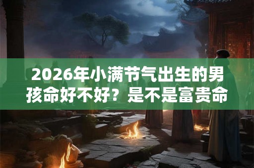 2026年小满节气出生的男孩命好不好？是不是富贵命？