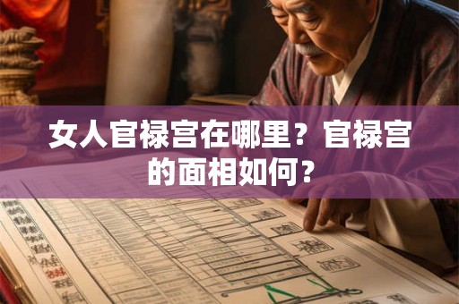 女人官禄宫在哪里?官禄宫的面相如何? 女人官禄宫在哪里?官禄宫的面相如何?