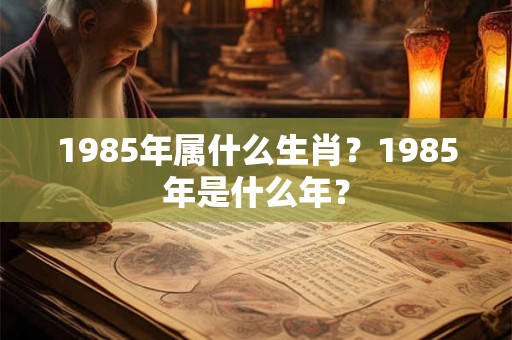1985年属什么生肖？1985年是什么年？