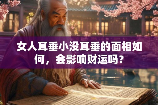 女人耳垂小没耳垂的面相如何，会影响财运吗？