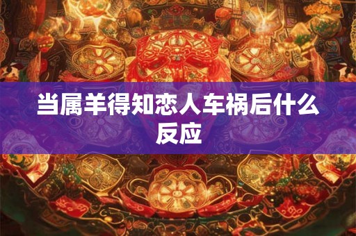 当属羊得知恋人车祸后什么反应