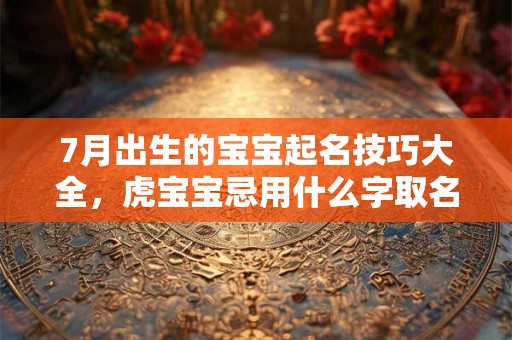 7月出生的宝宝起名技巧大全，虎宝宝忌用什么字取名