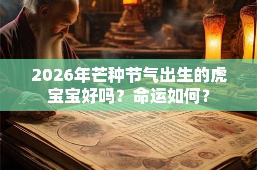2026年芒种节气出生的虎宝宝好吗？命运如何？