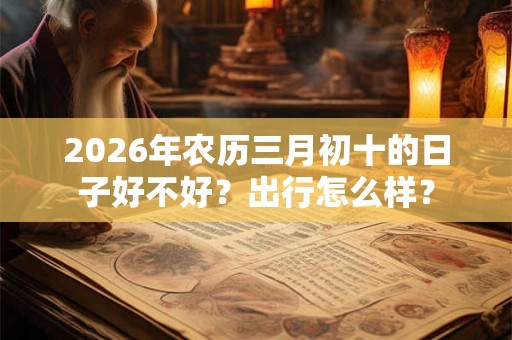 2026年农历三月初十的日子好不好？出行怎么样？
