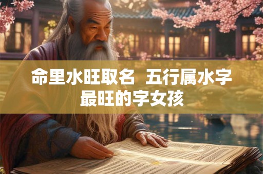 命里水旺取名  五行属水字最旺的字女孩