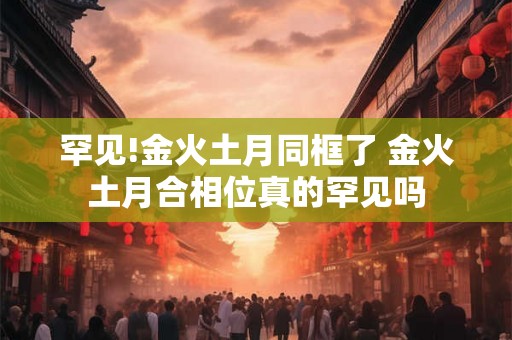 罕见!金火土月同框了 金火土月合相位真的罕见吗