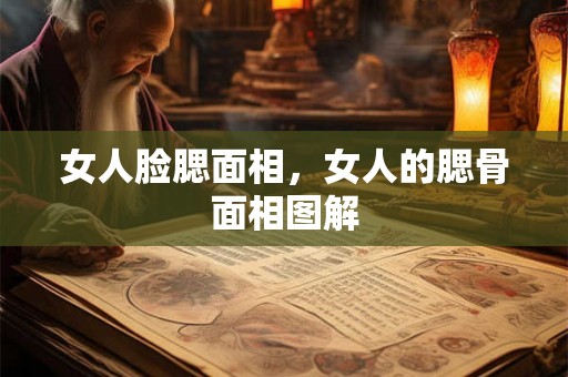 女人脸腮面相,女人的腮骨面相图解 女人脸腮面相,女人的腮骨面相图解