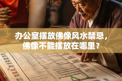 办公室摆放佛像风水禁忌，佛像不能摆放在哪里？