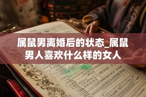 属鼠男离婚后的状态_属鼠男人喜欢什么样的女人