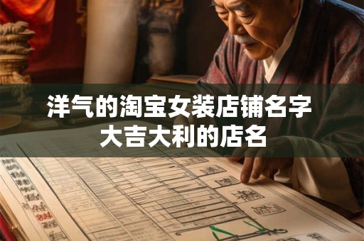 洋气的淘宝女装店铺名字 大吉大利的店名 洋气的淘宝女装店铺名字 大吉大利的店名