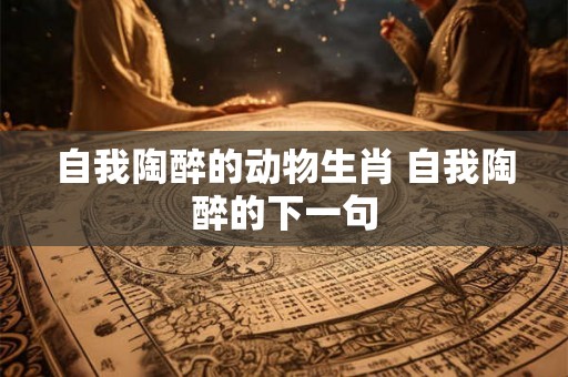 自我陶醉的动物生肖 自我陶醉的下一句