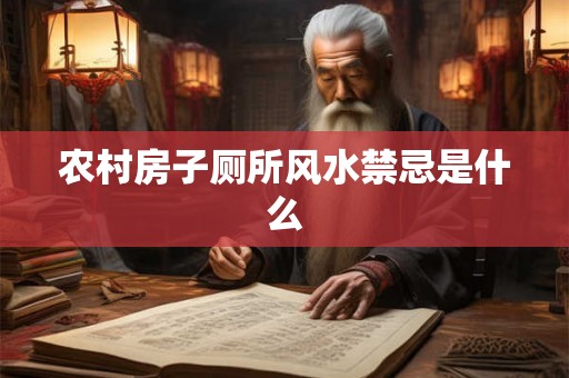 农村房子厕所风水禁忌是什么