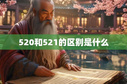 520和521的区别是什么