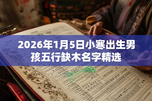 2026年1月5日小寒出生男孩五行缺木名字精选 2026年1月5日小寒出生男孩五行缺木名字精选