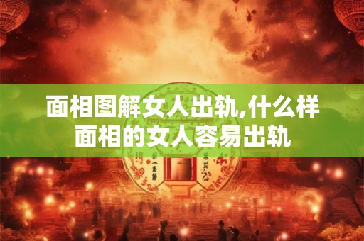 面相图解女人出轨,什么样面相的女人容易出轨