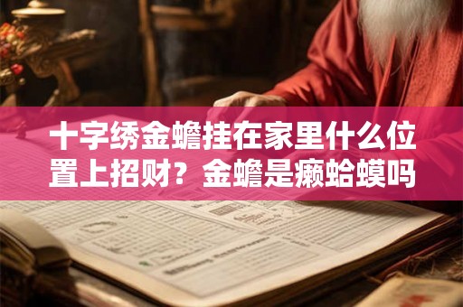 十字绣金蟾挂在家里什么位置上招财？金蟾是癞蛤蟆吗？