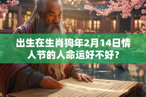 出生在生肖狗年2月14日情人节的人命运好不好？
