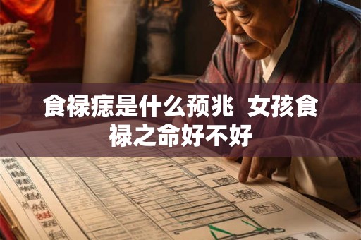 食禄痣是什么预兆  女孩食禄之命好不好
