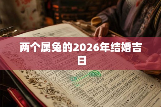 两个属兔的2026年结婚吉日 两个属兔的2026年结婚吉日