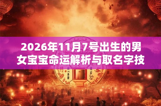 2026年11月7号出生的男女宝宝命运解析与取名字技巧 2026年11月7号出生的男女宝宝命运解析与取名字技巧