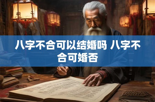 八字不合可以结婚吗 八字不合可婚否 八字不合可以结婚吗 八字不合可婚否