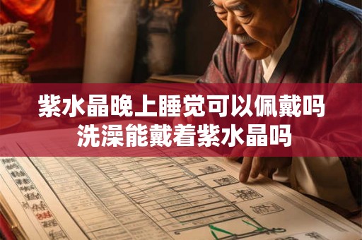 紫水晶晚上睡觉可以佩戴吗 洗澡能戴着紫水晶吗
