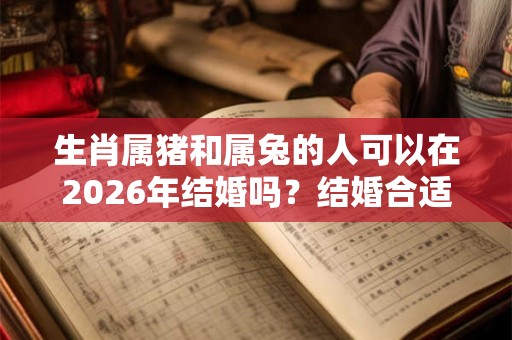 生肖属猪和属兔的人可以在2026年结婚吗?结婚合适吗? 生肖属猪和属兔的人可以在2026年结婚吗?结婚合适吗?