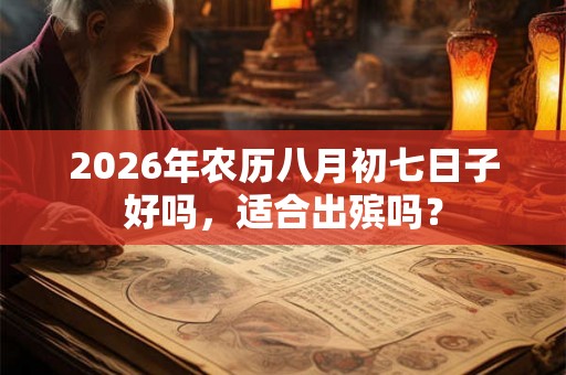 2026年农历八月初七日子好吗,适合出殡吗? 2026年农历八月初七日子好吗,适合出殡吗?