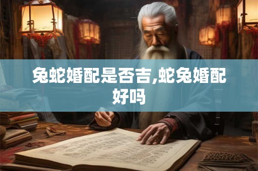 兔蛇婚配是否吉,蛇兔婚配好吗 兔蛇婚配是否吉,蛇兔婚配好吗