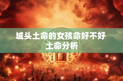 城头土命的女孩命好不好 土命分析