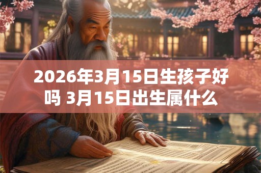2026年3月15日生孩子好吗 3月15日出生属什么